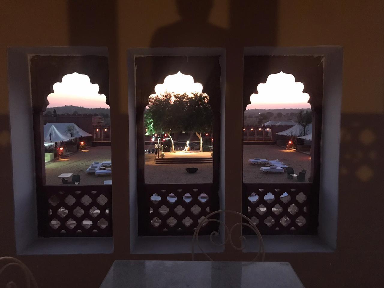 View through Rajasthani Arches